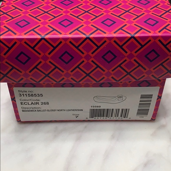 Tory Burch Sedgewick Flats Size 7 - Picture 11 of 11